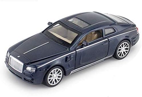 Car model 1:32 Simulation Rolls-Royce Phantom Alloy Car Model Child Sound And Light Toy Car Model Gift boy/girl gift (Color : Blue)