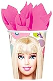 Barbie All Dolled Up 9-Ounce Hot/Cold Cups, 8-Count