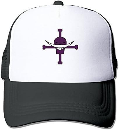Whitebeard Flag Cross One Piece Logo Snapback Hat