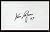 Ken Ragan signed autographed 3x5 index card NASCAR