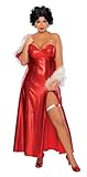 Secret Wishes Women's Plus Size Betty Boop Starlet Costume, Red, Plus