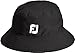 FootJoy DryJoys Tour Black Rain Bucket Hat, Small-Medium