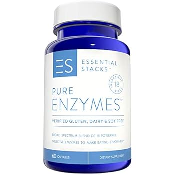 Essential Stacks Pure Digestive Enzymes Gluten Free Dairy Free Soy Free With 3rd Party Verified Allergen Testing Smart Blend Of 18 Powerful #zenwise #labs #digestive #enzymes Essential Stacks Pure Digestive Enzymes Gluten Free Dairy Free Soy Free With 3rd Party Verified Allergen Testing Smart Blend Of 18 Powerful