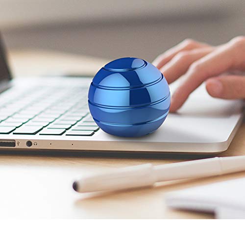 WedFeir Desk Toy Balls, Full Body Optical Illusion Metal Stress