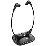 Wireless TV Headphones-INVONS Bluetooth&Non-Bluetooth TV In Ear Stereo Hearing Aid Assistance Earbuds Dual Digital Listening Ears Headset System HD Clear Sound Universal Hearing Amplifier(Black)