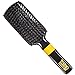 Torino Pro Medium Hard Wave Brush By Brush king - #1560 - Rubber grip Vertical Brush - 9 rows - 360 Wave brushes - Great For connections and Wolfing