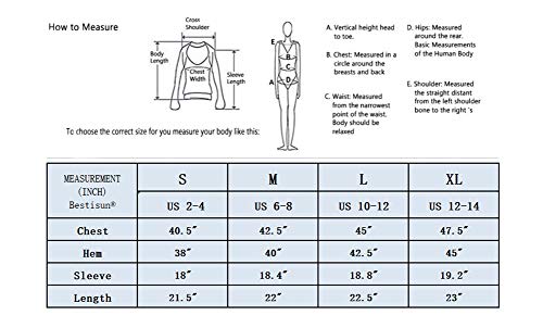 image for Bestisun Women's Sexy Yoga Workout Tops Fitness Gym Shirts Sports Hiki