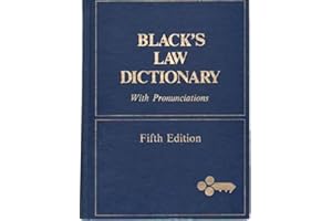 Black's Law Dictionary with Pronunciations (5th edition)