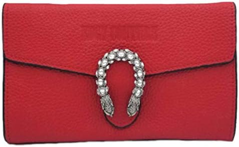 Small Leather Crossbody Bags For Women By Edgy Couture Designer Shoulder Bag Detachable Silver Chain Dust Bag + Purse