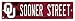 Rico Industries NCAA Oklahoma Sooners 16-Inch Plastic Street Sign Décor
