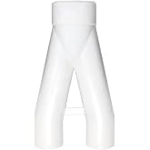 PumpSpy PVC Manifold WYE - PVC Pipe Fittings, Multi-application PVC Pipe, Y-Connector Plumbing Fittings for Sump Pumps &amp; Aquariums, PVC Fittings with 2 Male slips &amp; 1 Female Slip, 1 1/2" x 1 1/2" x 2&rdquo;