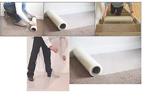 U-EXCEL Carpet Protector Roll. Clear Self Adhesive Protective Film - 600mm x 25m When Painting, Decorating Or Just Protecting Your Furniture Quality Protection. - Image 4