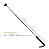 Noot® Extendable Self-Portrait Handheld Stick Monopod Adjustable Phone Holder + Selfie Bluetooth Wireless Remote Shutter Self Release Timer for All Apple iPhone's / iPad's with iOS 6 and above & All Android Smartphone with 4.2.2 Firmware and above - (Black)
