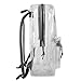 Clear Backpack Heavy Duty Transparent Bookbag for Kids, Boys, Girls, School, Travel, Stadium Approved (Grey)