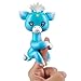 WowWee Fingerlings Baby Giraffe - Lil' G (Blue) - Friendly Interactive Toy