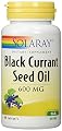 Solaray - Black Currant Seed Oil, 600 mg, 90 softgels
