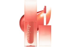 dasique Juicy Dewy Tint (16 Chili Sherbet) 0.12 oz | Light Application with moisture | Long-wearing Glossy Lip Stain, Non-sticky | Vegan, Cruelty-free | K-beauty