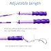 Sportout Soft Beaded Jump Rope, Fitness Skipping Rope for Kids Men and Women, Adjustable Tangle-Free Jump Rope, Perfect for Workout, Keeping Fit, Weight Loss and Jump Training, 110 inch