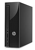 HP 260-A010 Premium Slimline Desktop - Intel Quad-Core Pentium J3710 up to 2.64GHz, 4GB RAM, 1TB HDD, DVD, 802.11bgn, Bluetooth 4.0, HDMI, USB 3.0, Windows 10 Home (Certified Refurbished)