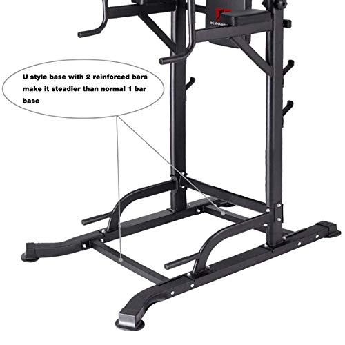 K-KiNGKANG-Power-Tower-Adjustable-Height-Multi-Function-Home-Strength-Training-Fitness-Workout-Station-T056