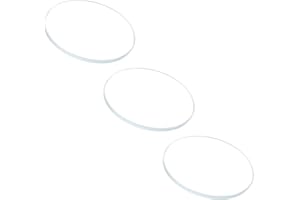 CoCud Watch Glass Crystal Lens, 17mm Diameter 1.1mm Thick Double-Domed Round Mineral Watch Glass Replacement - (Applications: