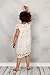 Bow Dream Flower Girl's Dress Vintage Lace Off White