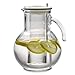 Bormioli Rocco Kufra Glass Pitcher with Ice Container and Lid, 72 3/4 oz