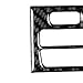 WonVon Carbon Fiber Central Air Conditioning Vent Outlet Cover Trim Frame Car Interior Decor Decal for BMW Old 3 Series E90 E92 E93