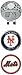Team Golf MLB New York Mets Cap Clip With 2 Golf Ball Markers Golf Cap Clip with 2 Removable Double-Sided Enamel Magnetic Ball Markers, Attaches Easily to Hats
