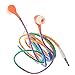 OMGi ASE30002 Braided Ear-Bud in Ear Headphone Multicolor Headset with Noise Isolating Silicon Ear Buds