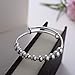Fashion Women Jewelry Solid 925 Sterling Silver Bangle Bracelet Gift