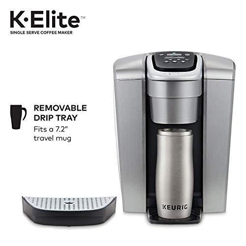 Keurig C KElite Maker, Single Serve KCup Pod Brewer, With Iced Coffee