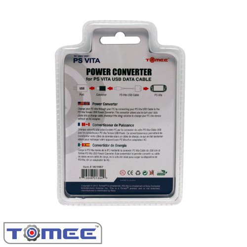 Tomee Power Converter for PS Vita USB Data Cable