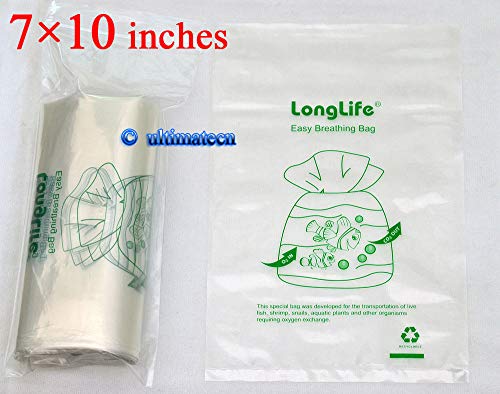 FidgetGear 100 pcs – LongLife Aquarium Breathing Bags ~Kordon Breather Substitute 100 Bags (18×25 cm)
