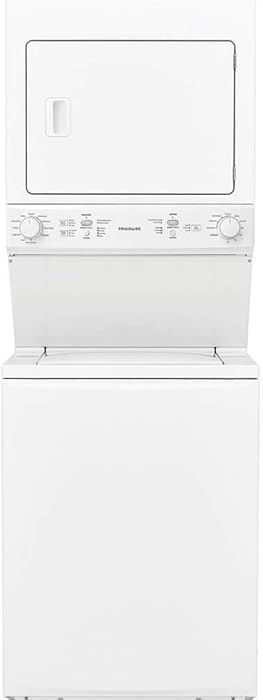 Frigidaire FFLG3900UW 27 Inch Gas Laundry Center with 3.9 cu. ft. Washer Capacity, in White