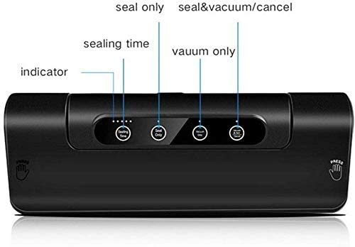 LKNJLL Vakuumierer Maschine, automatische Luftdichtsystem Lebensmittel Sealer for Food Saver – Bild 7