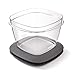 Rubbermaid Premier Easy Find Lids Meal Prep and Food Storage Containers, Set of 14 (28 Pieces Total), Grey |BPA-Free & Stain Resistant