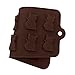 Cat Silicone Mold, Beasea 3pcs Kitty Cat Chocolate Mold Candy Fondant Chocolate Ice Molds Cake Decoration Non Stick Baking Tools