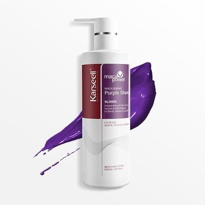 Karseell Purple Shampoo 500ml for Blonde Platinum Grey Hair