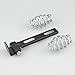 PLESIU DLLL Uinversal Motorcycle Solo Seat 3'‘ Springs Bracket Mounting Kit for Harley Custom Softail Chopper Bobber Honda Yamaha Kawasaki Suzuki and Triumph Rigid Build or Any Custom Applications