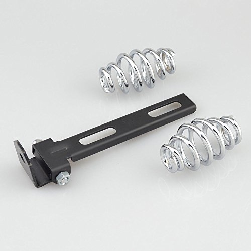 DLLL Uinversal Motorcycle Solo Seat 3'' Springs Bracket Mounting Kit for Harley Custom Softail Chopper Bobber Honda Yamaha Kawasaki Suzuki and Triumph Rigid Build or Any Custom Applications - Thumbnail 7