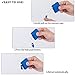 Sewing Tape Measure, Medical Body Cloth Tailor Craft Dieting Measuring Tape, 60 Inch/1.5M Dual Sided Retractable Ruler with Push Button Square(1 Pack, Blue)