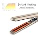 ETEREAUTY Hair Straightener, Hair Straightens & Curls with Adjustable Temp, Professional Flat Iron for Hair Styling，Luxurious Gold
