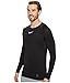 Nike Mens Compression Long Sleeve Top (Black) Size XL