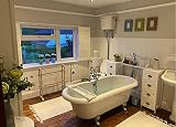 Unibos Bamboo Wood Bath Tub Rack Bathroom Shelf Tidy Tray Storage Caddy view 8