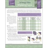 Studio 180 Design Technique Sheet - for Migrating Geese Quilt Blocks