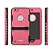 iPhone 6 Plus Waterproof Case, iThrough iPhone 6 Plus Waterproof Case, Dust Proof, Snow Proof, Shock Proof Case, Heavy Duty Protective Carrying Cover Case for iPhone 6 Plus (Pink)