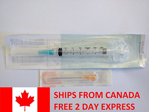 BD Allergy Syringe 28 Gauge, 1ml, 1/2 100/Box (305500) by BECTON DICKINSON ELASTIC