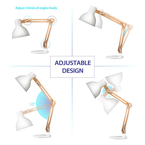 tomons wood swing arm desk lamp