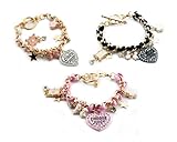 BONAMART ® Amazing Wrap Bracelet charm with Bow Love Heart And Shiny Star Flower For Women New Hot Item Jewelry Fashion